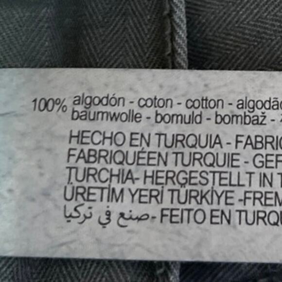 Zara Women's Green Gray High Waist Wide Leg Casual Denim Jeans Shorts Size 6 - Picture 5 of 5